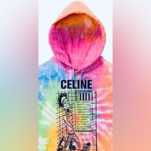 Ramones Escape From NY Hooded Sweatshirt Celine / Bleached Goods Pastel Hoodie